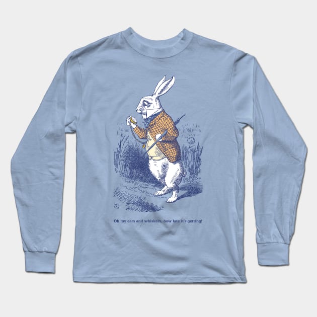 The White Rabbit Long Sleeve T-Shirt by SarahMurphy